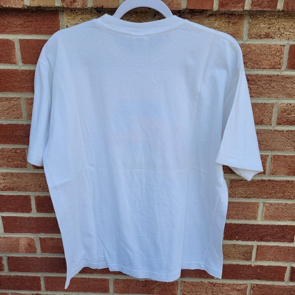 Vintage Planet Hollywood London Tee Shirt Men's Size Large White Short Sleeve - Picture 2 of 6